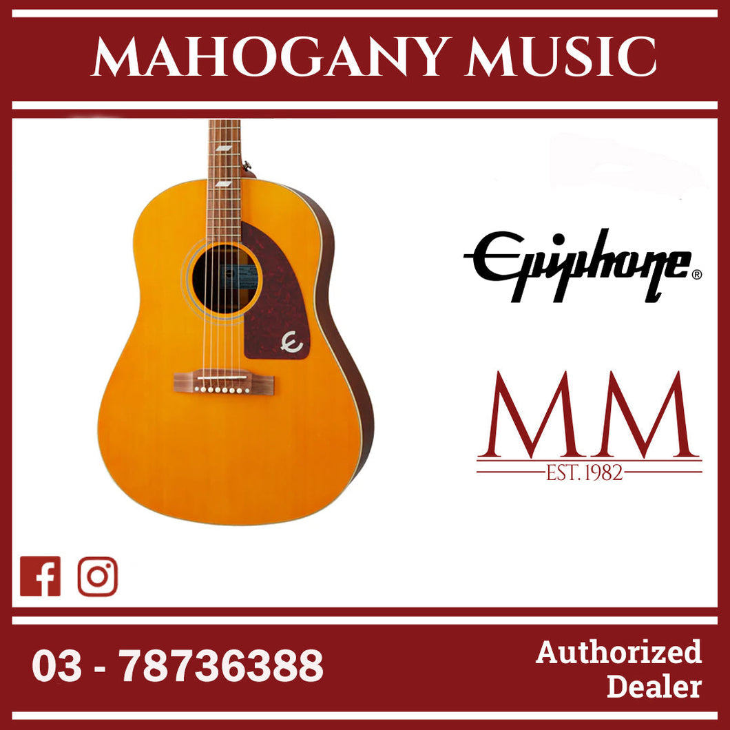 Epiphone Masterbilt Texan Acoustic-Electric Guitar - Antique Natural Aged Gloss