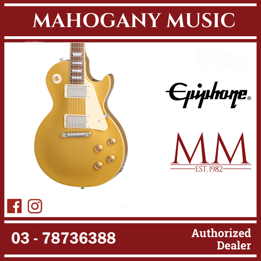Epiphone Tak Matsumoto 1955 Les Paul Standard Electric Guitar,Case Included - Vintage Gold