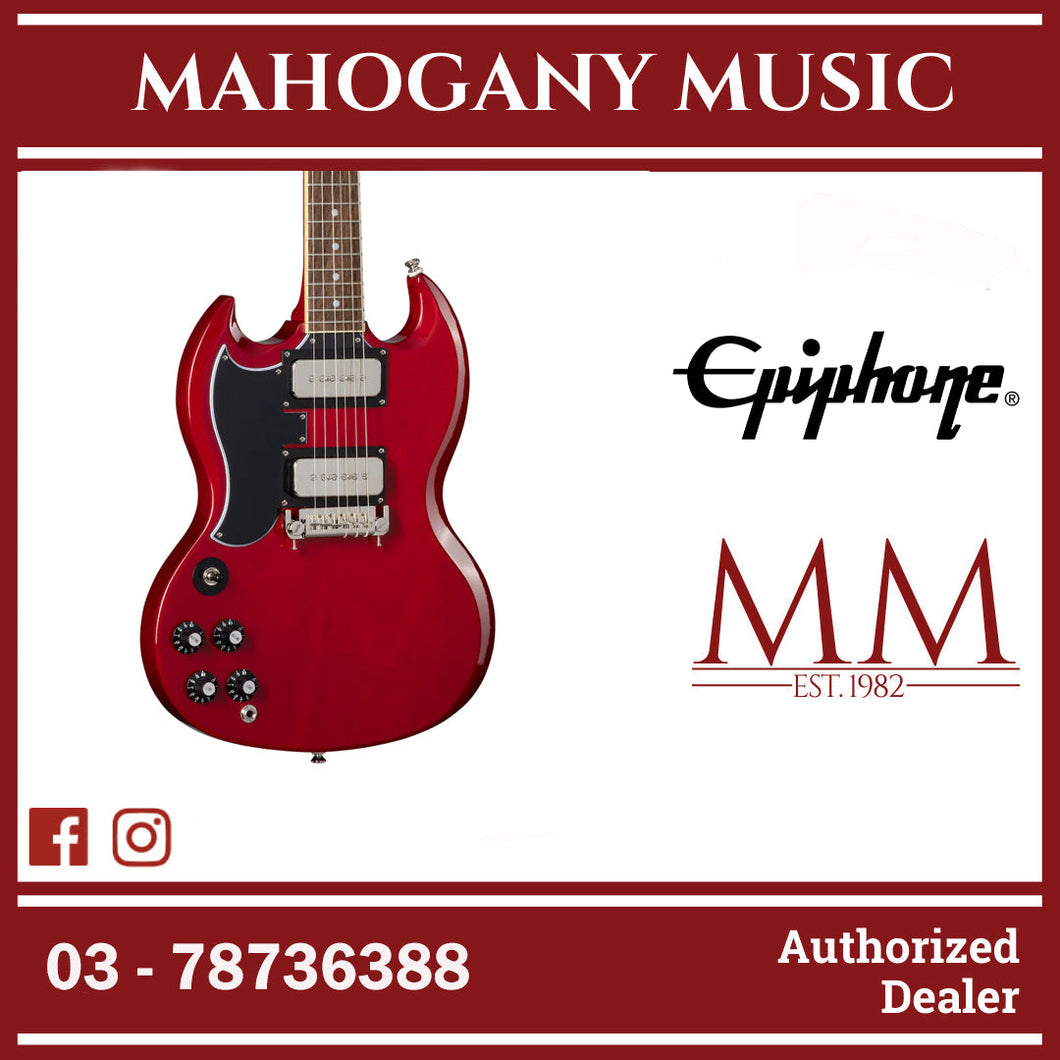 Epiphone Tony Iommi SG Special Left-Handed Electric Guitar, Case Included - Vintage Cherry