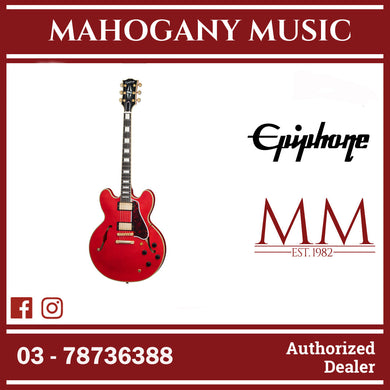 (Epiphone Inspired by Gibson Custom) Epiphone 1959 ES-355 Semi-Hollowbody Electric Guitar - Cherry Red