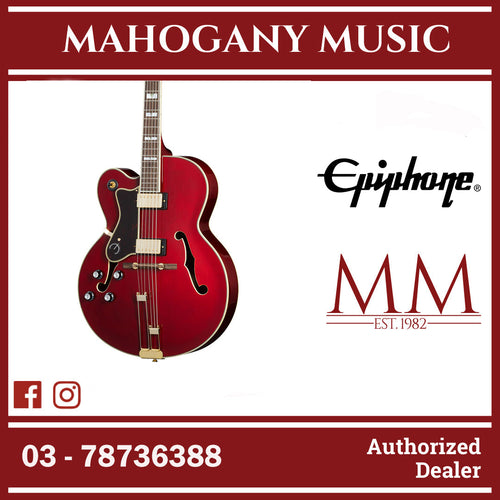 Epiphone Broadway Hollowbody Left-handed Electric Guitar - Wine Red
