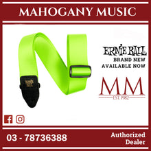 Ernie Ball P05320 Premium Guitar Strap, Neon Green