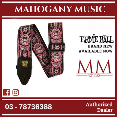 Ernie Ball P05347 Jacquard Guitar Strap, Pink Orleans
