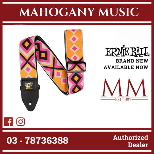 Ernie Ball P05370 Classic Jacquard Guitar Strap, Electric Diamond