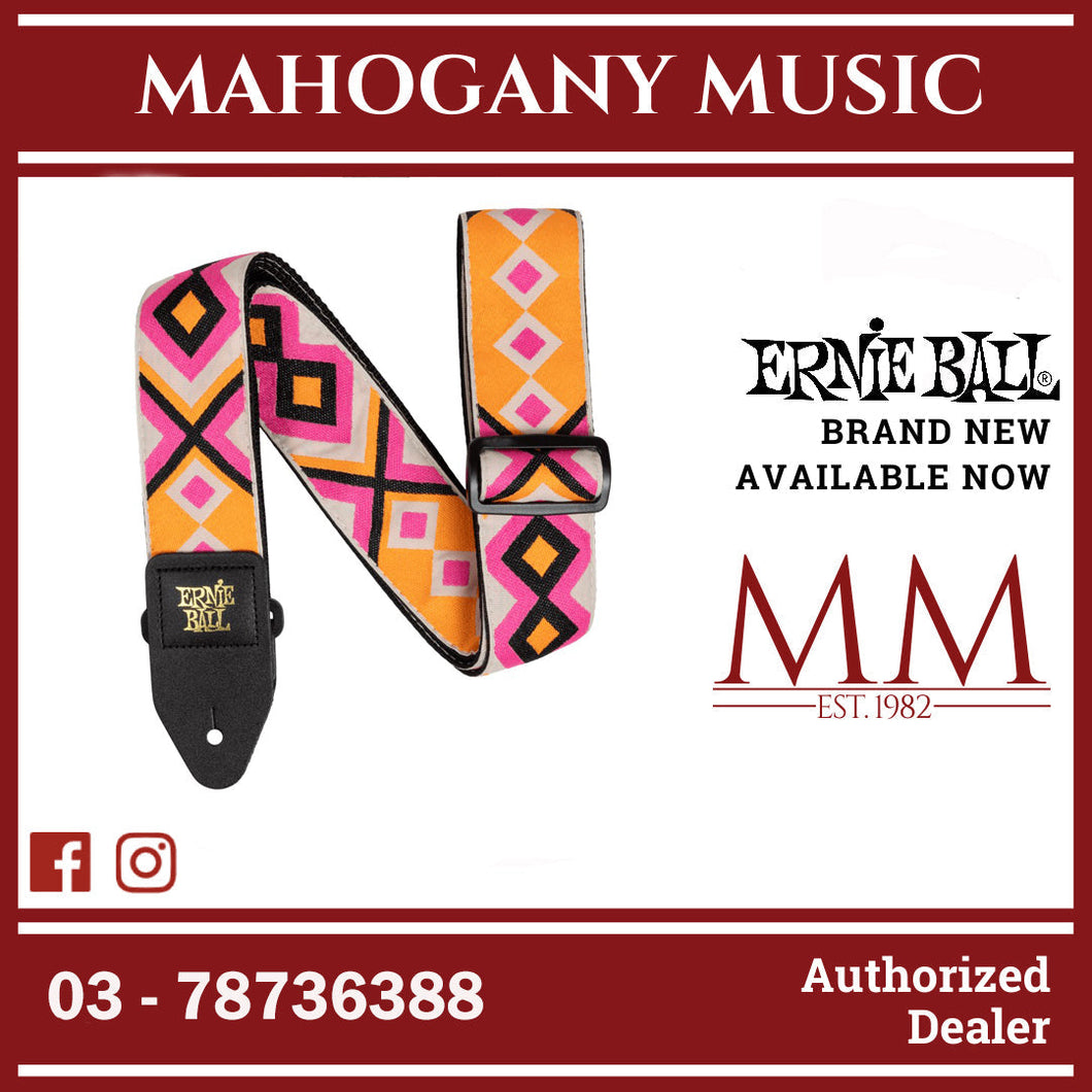 Ernie Ball P05370 Classic Jacquard Guitar Strap, Electric Diamond
