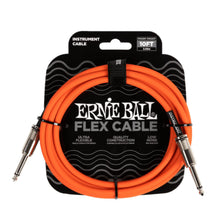 Ernie Ball P06416 FLEX Instrument Cable 10 Ft, Orange