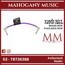 Ernie Ball P06447 FLEX Instrument Patch Cable 6 Inch Single, Purple