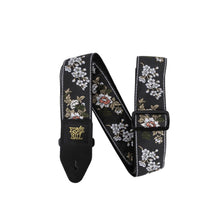 Ernie Ball P05362 Classic Jacquard Guitar Strap, White Blossom