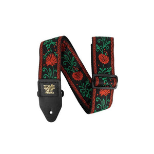Ernie Ball P05361 Classic Jacquard Guitar Strap, Western Rose