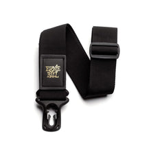 Ernie Ball P04056 PolyLock Guitar Strap, Black