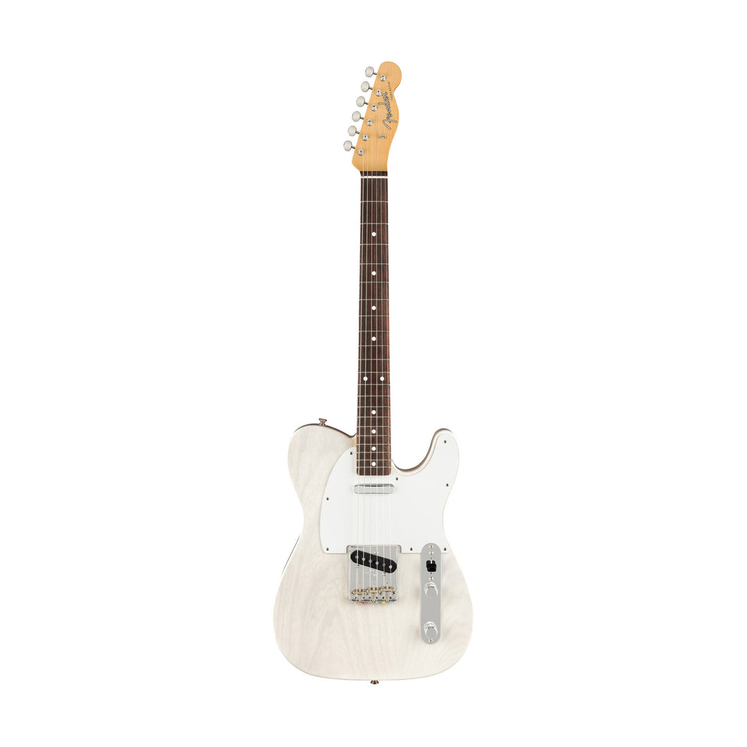 [PREORDER] Fender Jimmy Page Mirror Telecaster Electric Guitar, RW FB, White Blonde