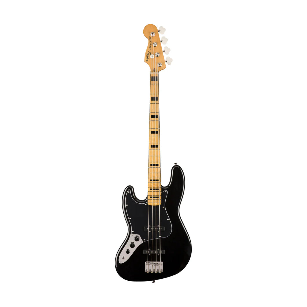 [PREOREDER] Squier Classic Vibe 70s Jazz Bass Left-Handed Guitar, Maple FB, Black