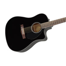 [PREORDER] Fender CD-60SCE Dreadnought Acoustic Guitar, Walnut FB, Black