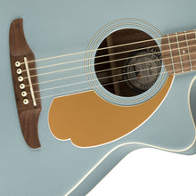 [PREORDER] Fender California Newporter Player Medium-Sized Acoustic Guitar, Walnut FB, Ice Blue Satin