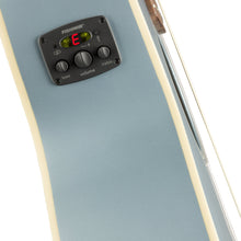 [PREORDER] Fender California Newporter Player Medium-Sized Acoustic Guitar, Walnut FB, Ice Blue Satin