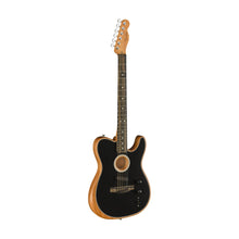 [PREORDER] Fender American Acoustasonic Telecaster Guitar w/Bag, Ebony FB, Black