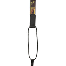 Fender Monogrammed Ukulele Strap, Black/Yellow/Brown