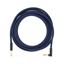 Fender Festival Hemp Angled Instrument Cable, 18.6ft, Pure Hemp, Blue Dream