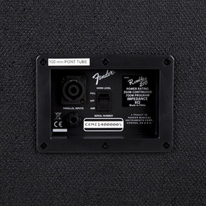 [PREORDER] Fender Rumble 210 2x10 Bass Guitar Cabinet V3, Black/Sliver
