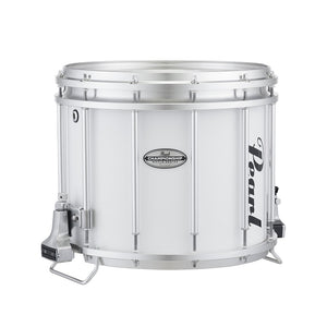 Pearl FFXM1412/A-33 14 Inch x 12 Inch Championship Maple FFX Marching Snare Drum, Pure White