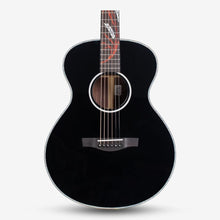 Covenant Guitar FOCUS BLACK 40 inch Solid Top Acoustic Guitar including Soft Case - Black