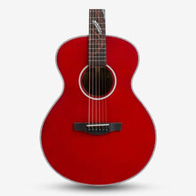 Covenant Guitar FOCUS RED 40 inch Solid Top Acoustic Guitar including Soft Case - Red