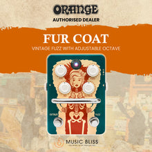 Orange Fur Coat Octave Fuzz Pedal