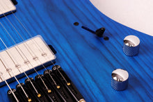Luxars Headless S-G62-BL Blue Electric Guitar