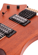 Luxars Headless S-G62-BK Black Electric Guitar