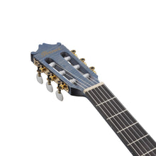 Ibanez GA5FMTCE-OB GA Series Classical Acoustic Electric Guitar, Open Pore Blue Berry