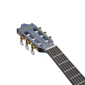 Ibanez GA5FMTCE-OB GA Series Classical Acoustic Electric Guitar, Open Pore Blue Berry