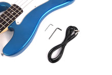 Smiger G-B1-4 BMBL 4 String Metallic Blue Bass Guitar