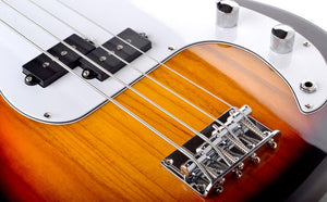 Smiger G-B1-4 3TS 4 String Sunburst Bass Guitar