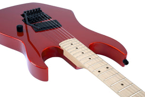 B.C. Rich Gunslinger Retro II with Floyd Rose Electric Guitar - Candy Red
