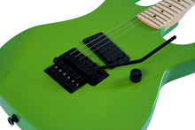 B.C. Rich Gunslinger Retro II with Floyd Rose Electric Guitar - Green Pearl