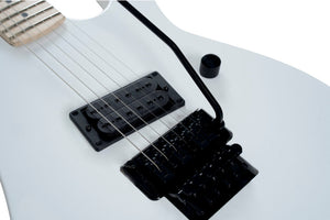 B.C. Rich Gunslinger Retro II with Floyd Rose Electric Guitar - White