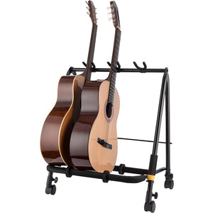 Hercules GS523B Plus 3-PC Guitar Display Rack W/ Casters