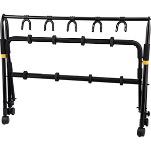 Hercules GS525B Plus 5-PC Guitar Display Rack W/ Casters