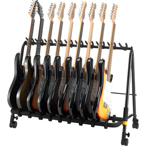 Hercules GS525B Plus 5-PC Guitar Display Rack W/ Casters