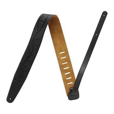 Ibanez GSTL60-BK Synthetic Leather Strap, Black