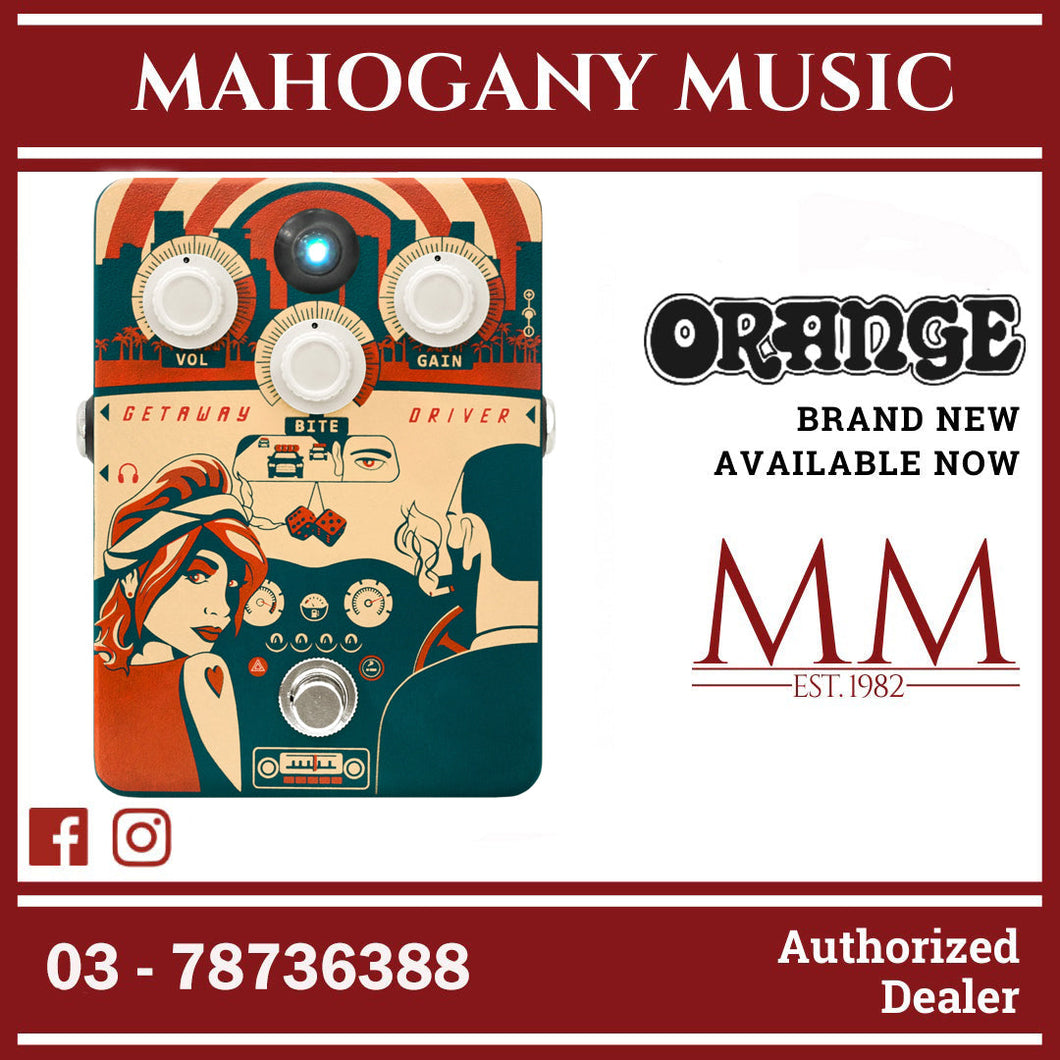 Orange Getaway Driver Overdrive Pedal