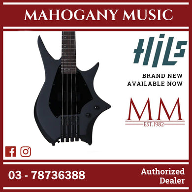 HILS NEXT HNB3 - Short Scale Headless Bass - Satin Black