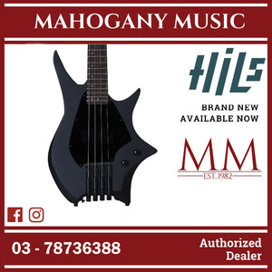 HILS NEXT HNB3 - Short Scale Headless Bass - Satin Black