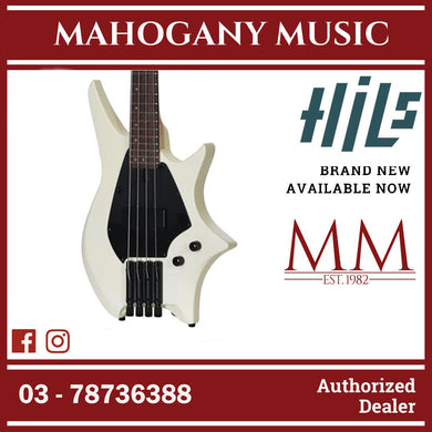 HILS NEXT HNB3 - Short Scale Headless Bass - Satin Ivory