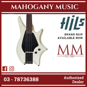 HILS NEXT HNB3 - Short Scale Headless Bass - Satin Ivory