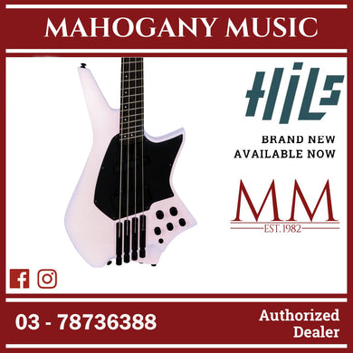 HILS NEXT HZB4 Multiscale 4 String Headless Bass - Gloss Aura Pearl