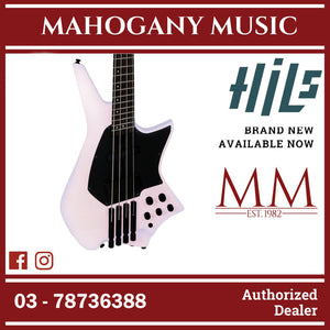 HILS NEXT HZB4 Multiscale 4 String Headless Bass - Gloss Aura Pearl