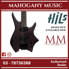HILS NEXT Series Headless Guitar HN3 - Satin Metallic Deep Purple