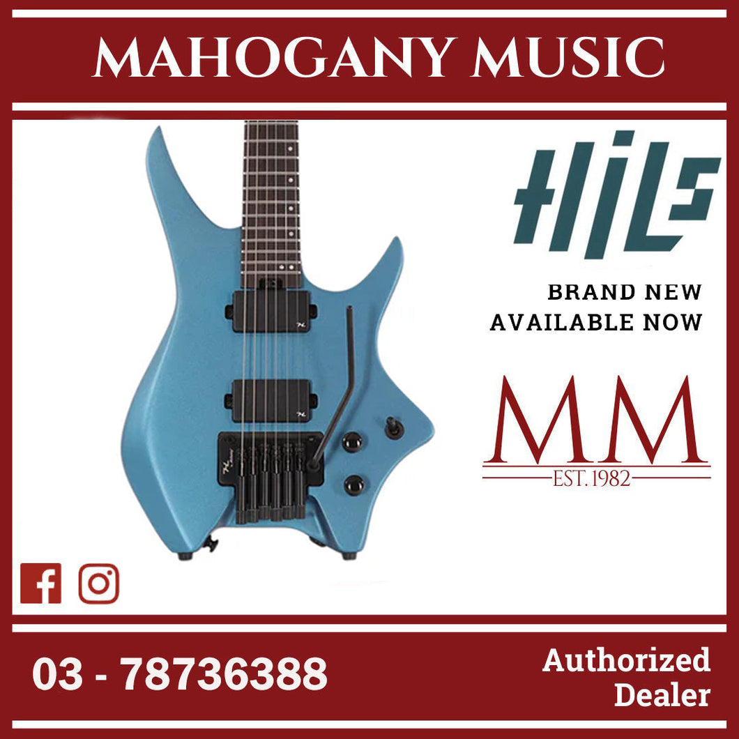 HILS NEXT Series Headless Guitar HN5 - Electric Blue