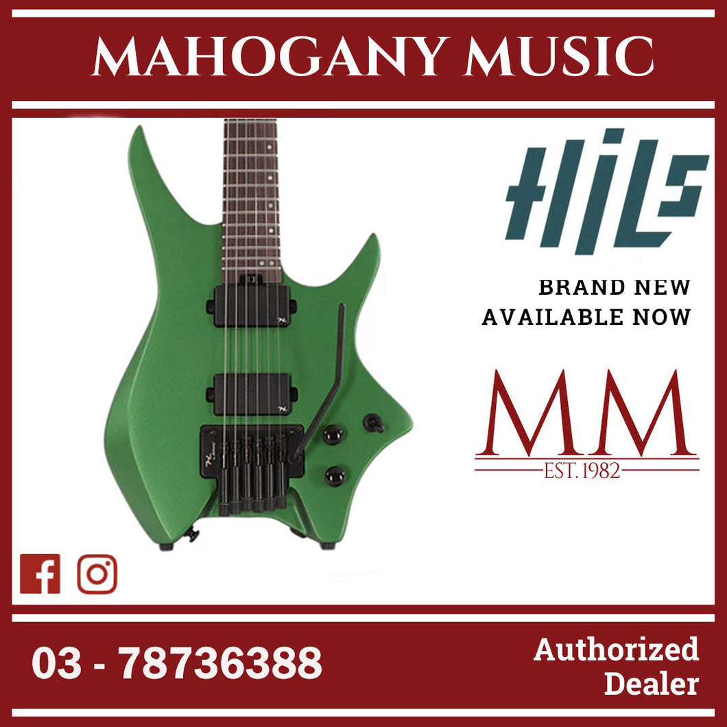 HILS NEXT Series Headless Guitar HN5 - Metallic Green